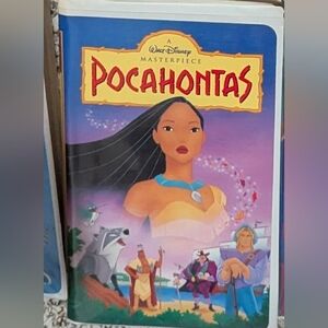 Disney Pocahontas Masterpiece VHS with Red and Purple Cover